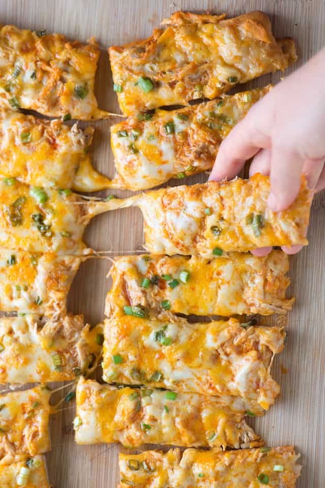 10 Buffalo Chicken Recipes to Try This Summer 7 Buffalo Pizza Sticks 1