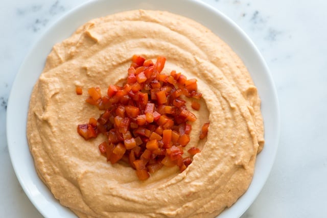 Roasted Red Pepper Hummus 