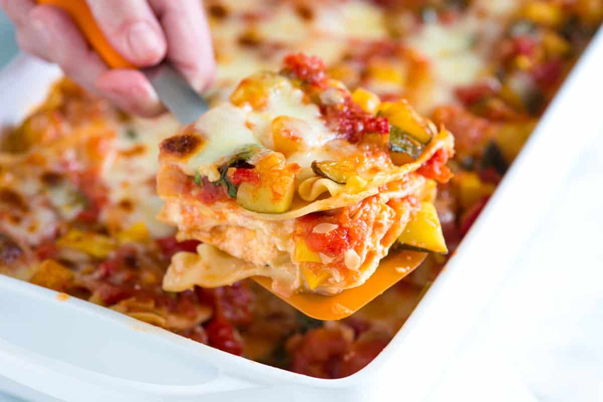 vegetarian lasagna recipe spinach zucchini