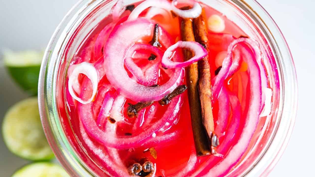 Quick Pickled Red Onions Recipe Video