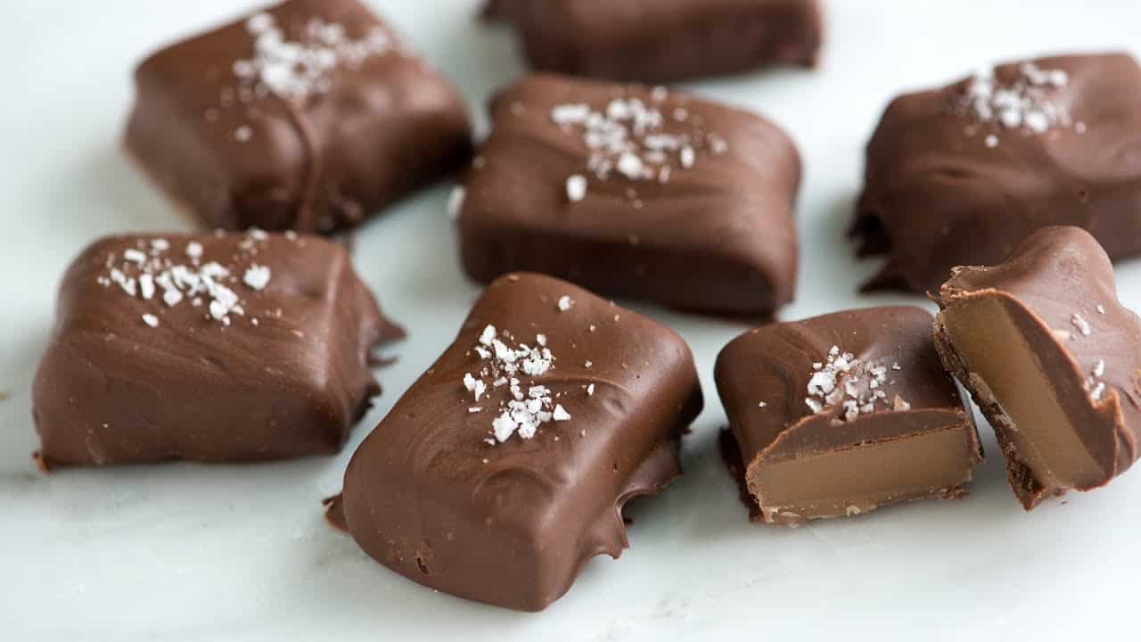 Chocolate Covered Caramels Recipe Video