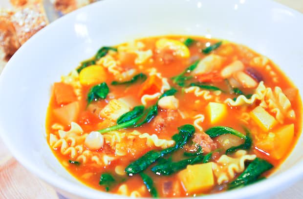 Easy Minestrone Soup Recipe with Sausage and Fennel Easy Minestrone Soup Recipe with Sausage and Fennel