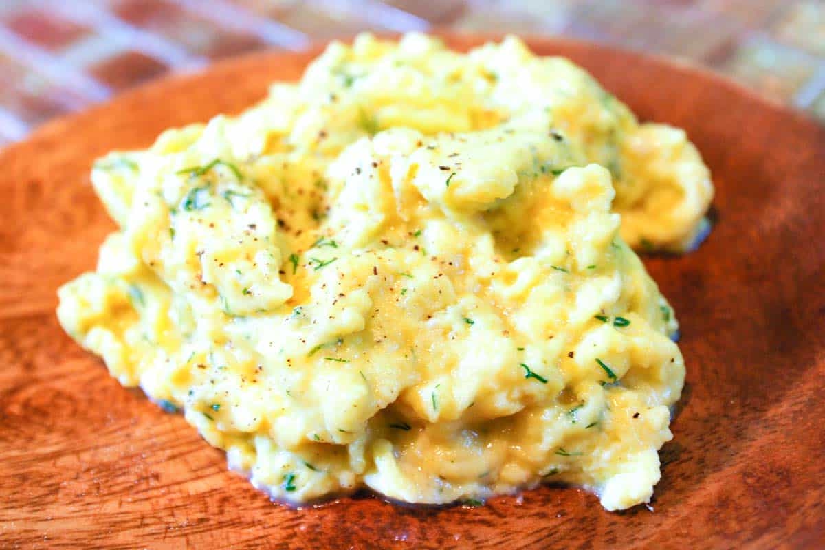 Breakfast Egg Scramble with Brie Recipe 