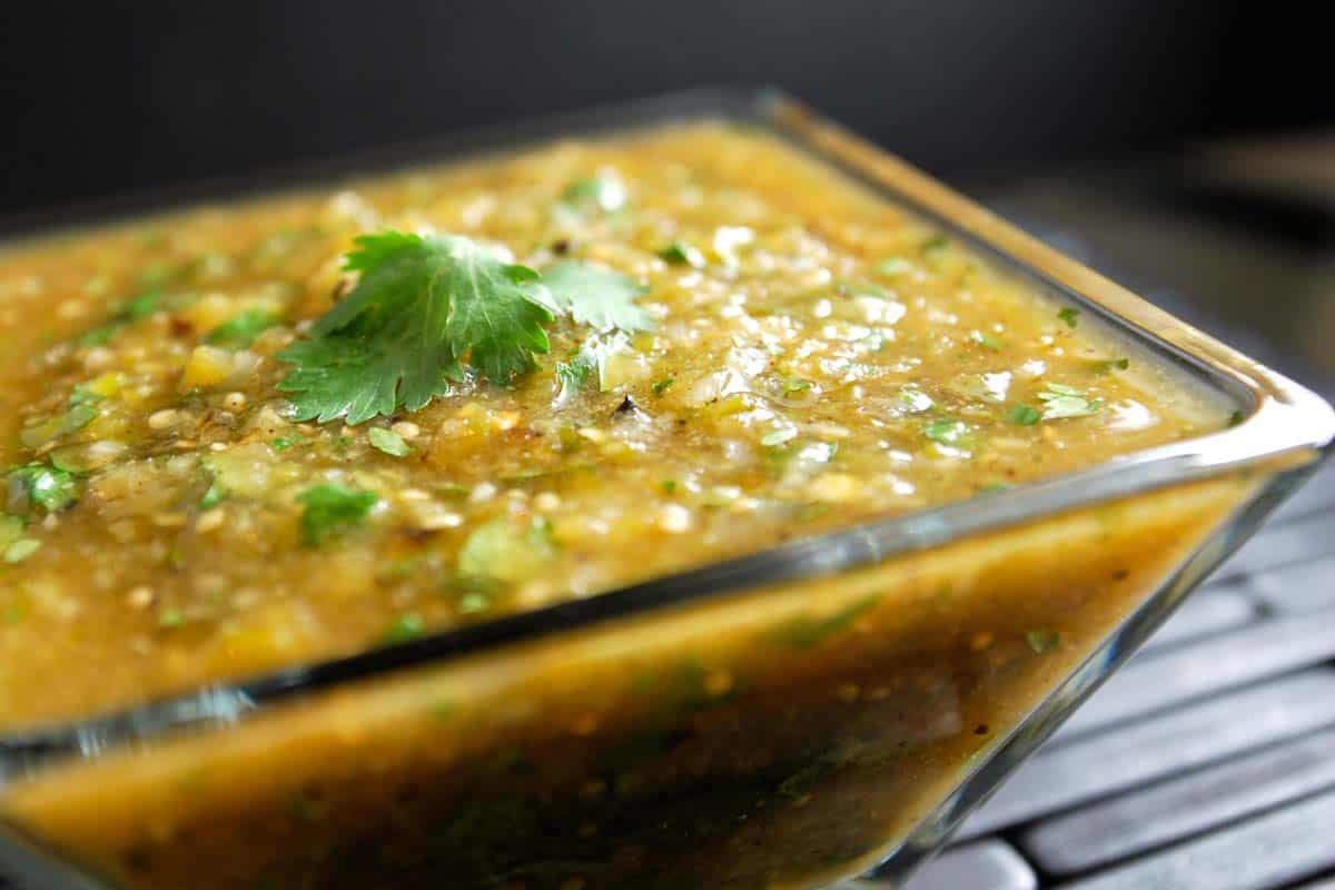 Roasted Tomatillo Salsa Verde