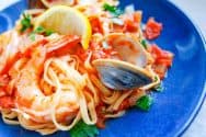 Spicy Shrimp and Clam Pasta Recipe