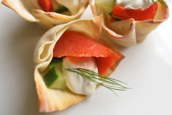 Baked Wonton Cups Recipe