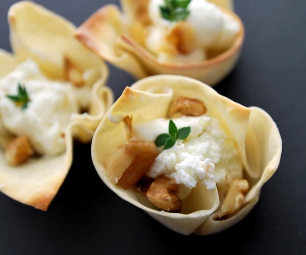 Easy Baked Wonton Cups