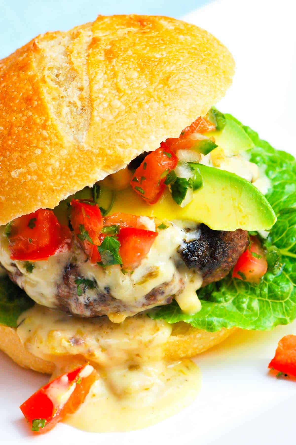 Queso Blanco Burger Recipe Queso Blanco Burger