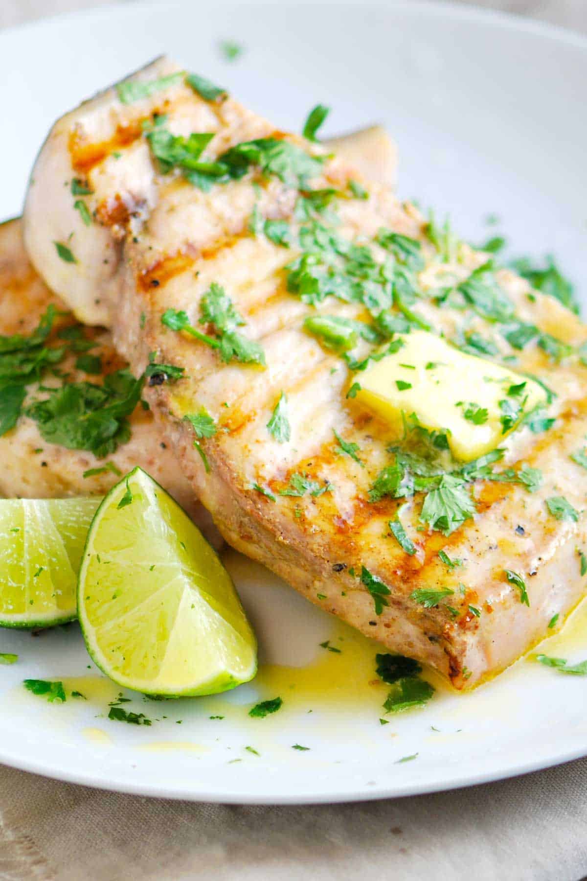 Grilled Swordfish Recipe with Coriander and Lime How to Grill Swordfish with Coriander and Lime