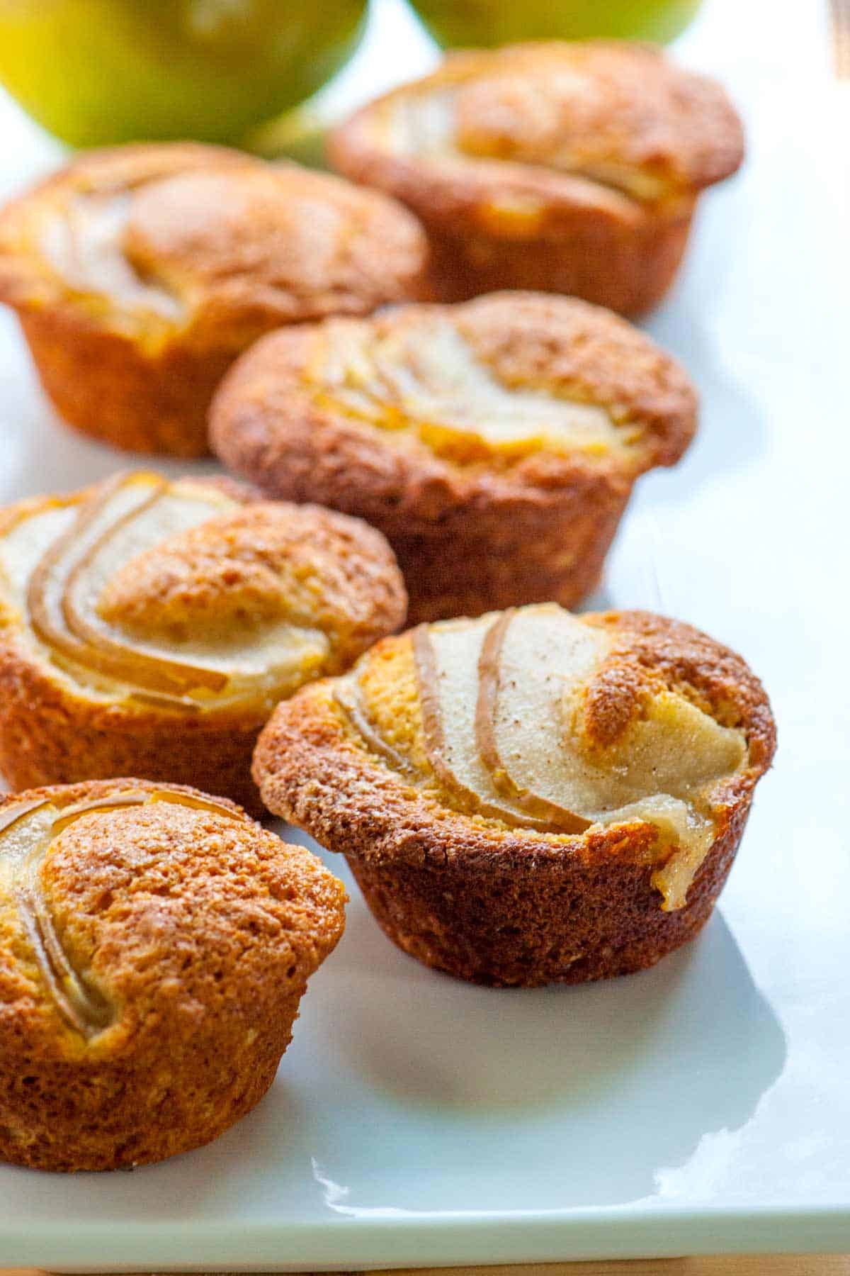 Pear and Vanilla Muffins