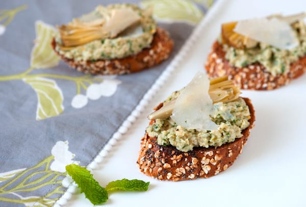 Artichoke Toasts Recipe