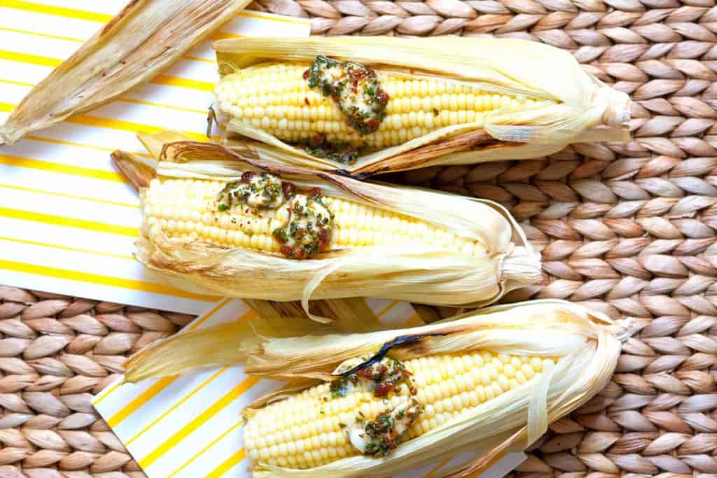 Roasted Corn with Chipotle Butter