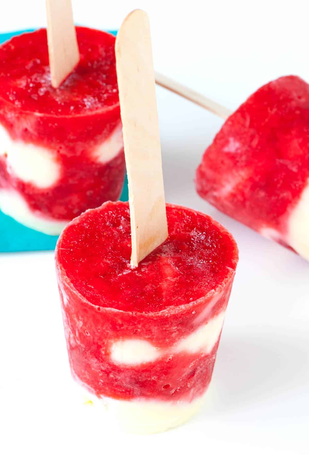 Strawberry Pudding Popsicles Recipe