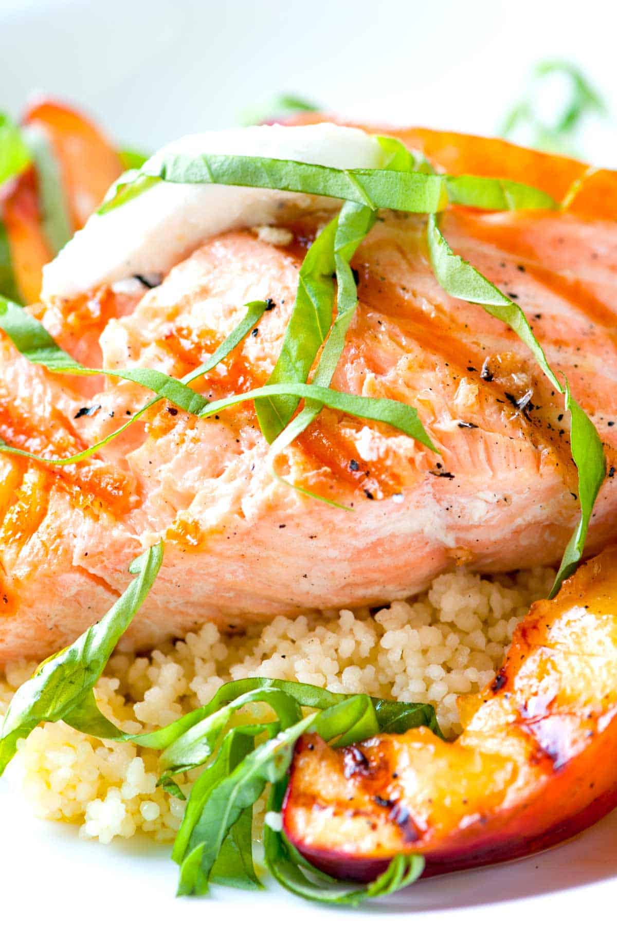 How to Cook Salmon and Nectarines on the Grill