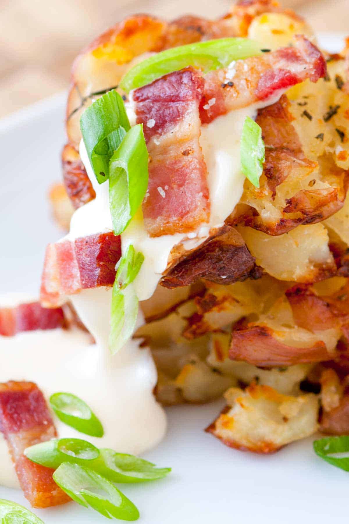 Bacon Roasted Smashed Potatoes Recipe How to Make Bacon Roasted Potatoes