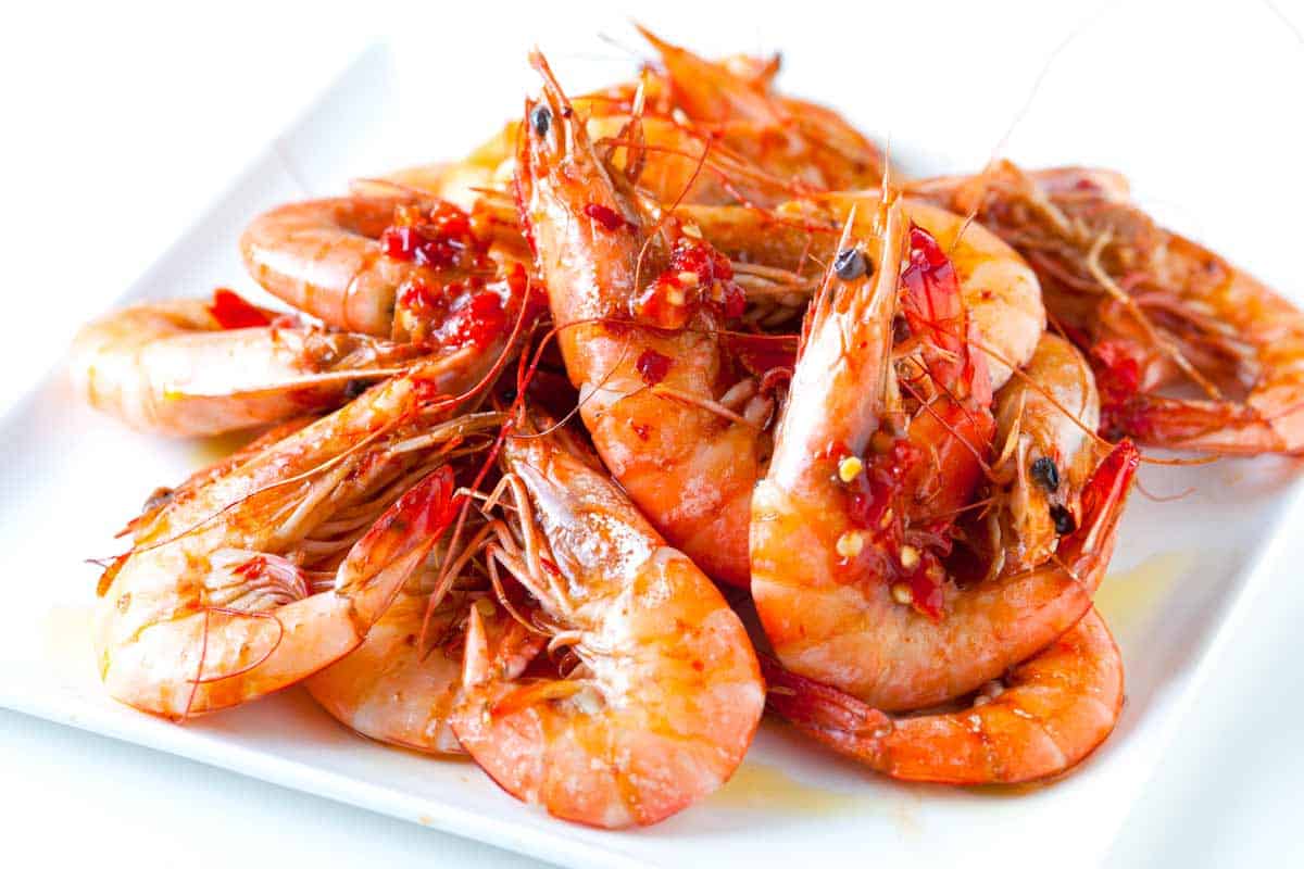Shell On Jumbo Shrimp
