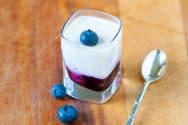 Buttermilk Panna Cotta Recipe with Blueberry Sauce