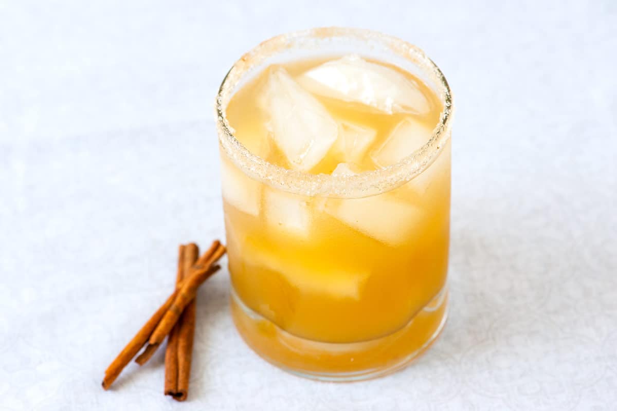 Chilled Spicy Spiked Cider Cocktail Chilled Spicy Spiked Cider Cocktail