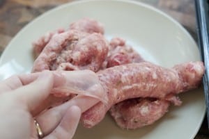 Remove Sausage Casings