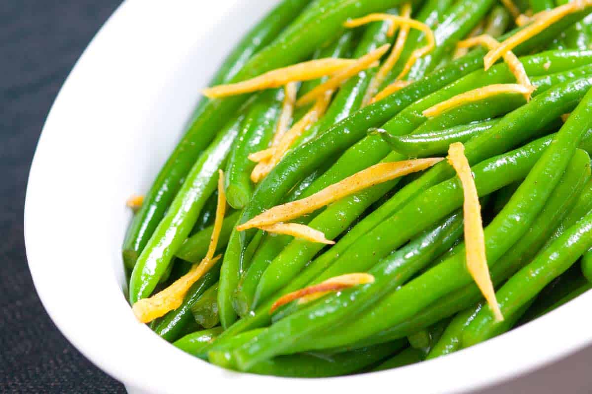 Ginger Butter Sauteed Green Beans