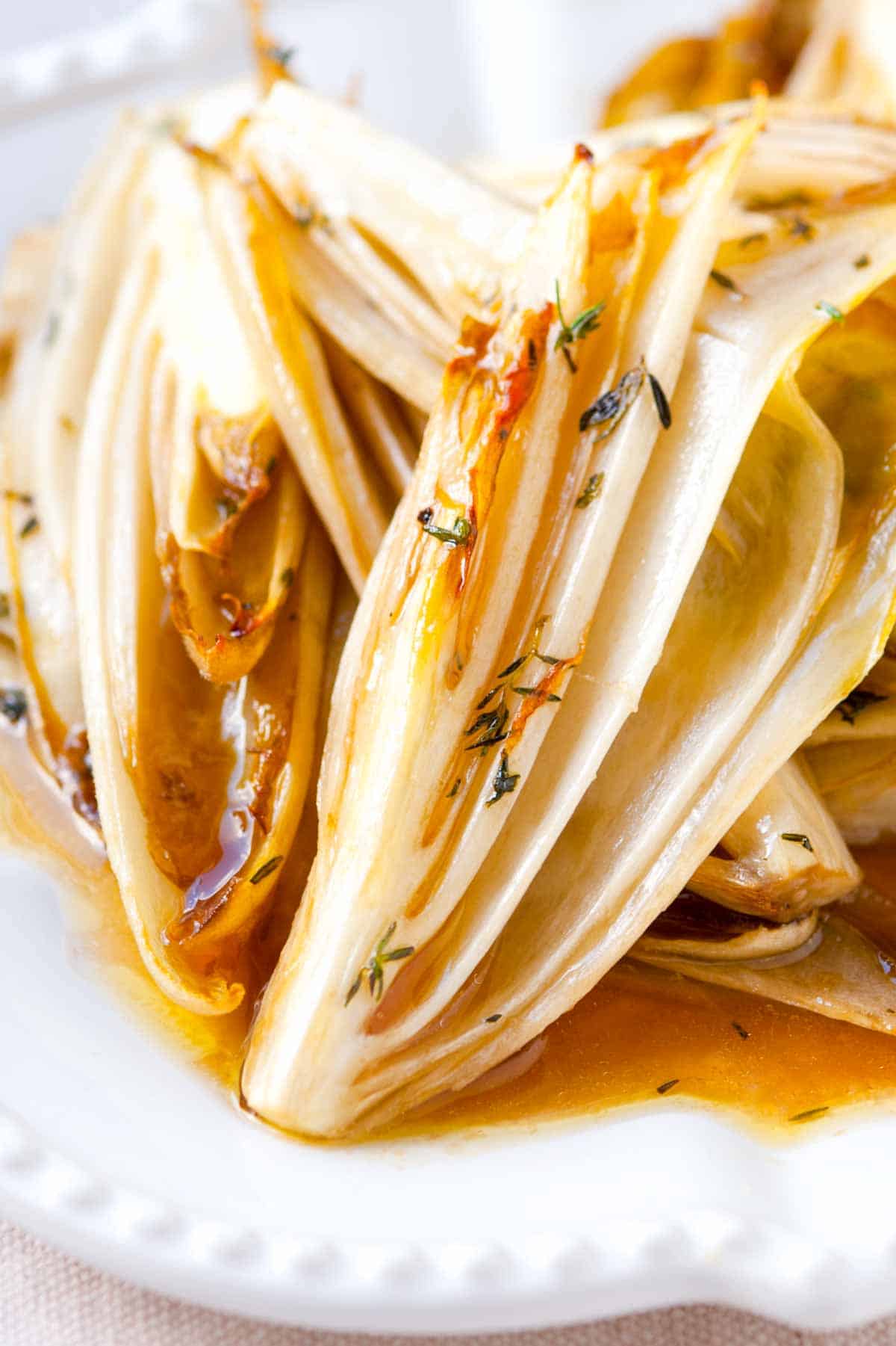 Maple Butter Roasted Endive Recipe How to Make Maple Roasted Endive