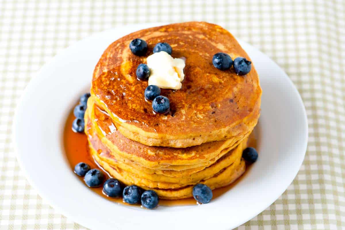 Homemade Pumpkin Pancakes