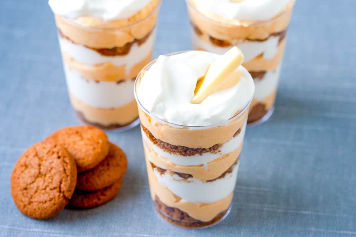 Pumpkin Ginger Mousse Parfaits Recipe