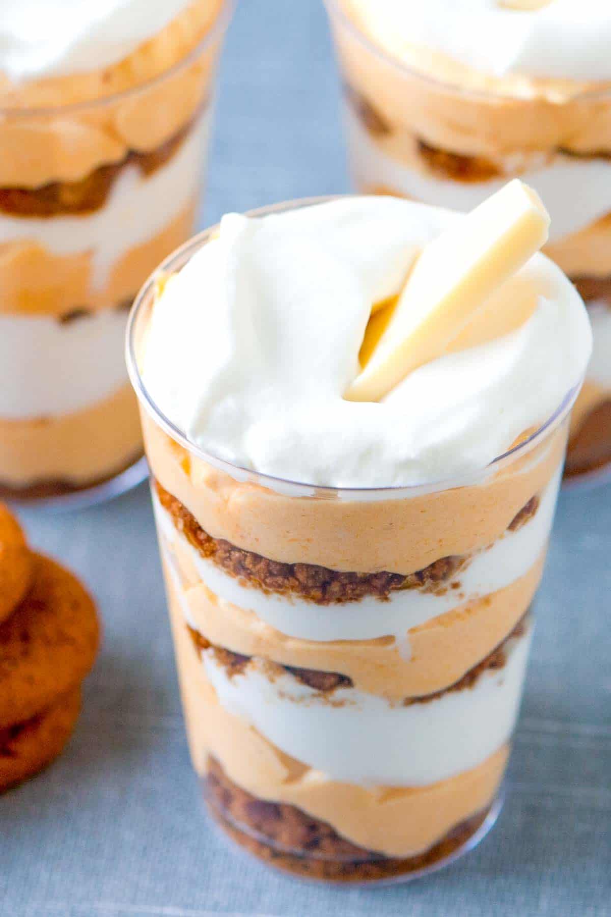 Pumpkin Ginger Mousse Parfaits Recipe