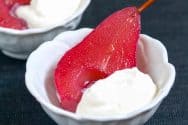 Easy Wine Poached Pears