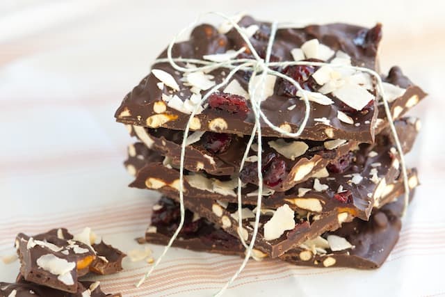 Pretzel, Cranberry and Toasted Coconut Bark-Recipe