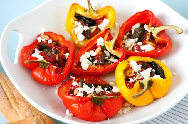 Roasted Stuffed Peppers