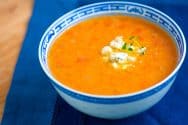 Roasted Tomato Soup with Lemon and Thyme