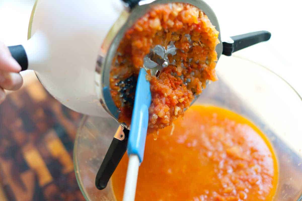 Roasted Tomato Soup with Lemon and Thyme Using a food mill to make soup
