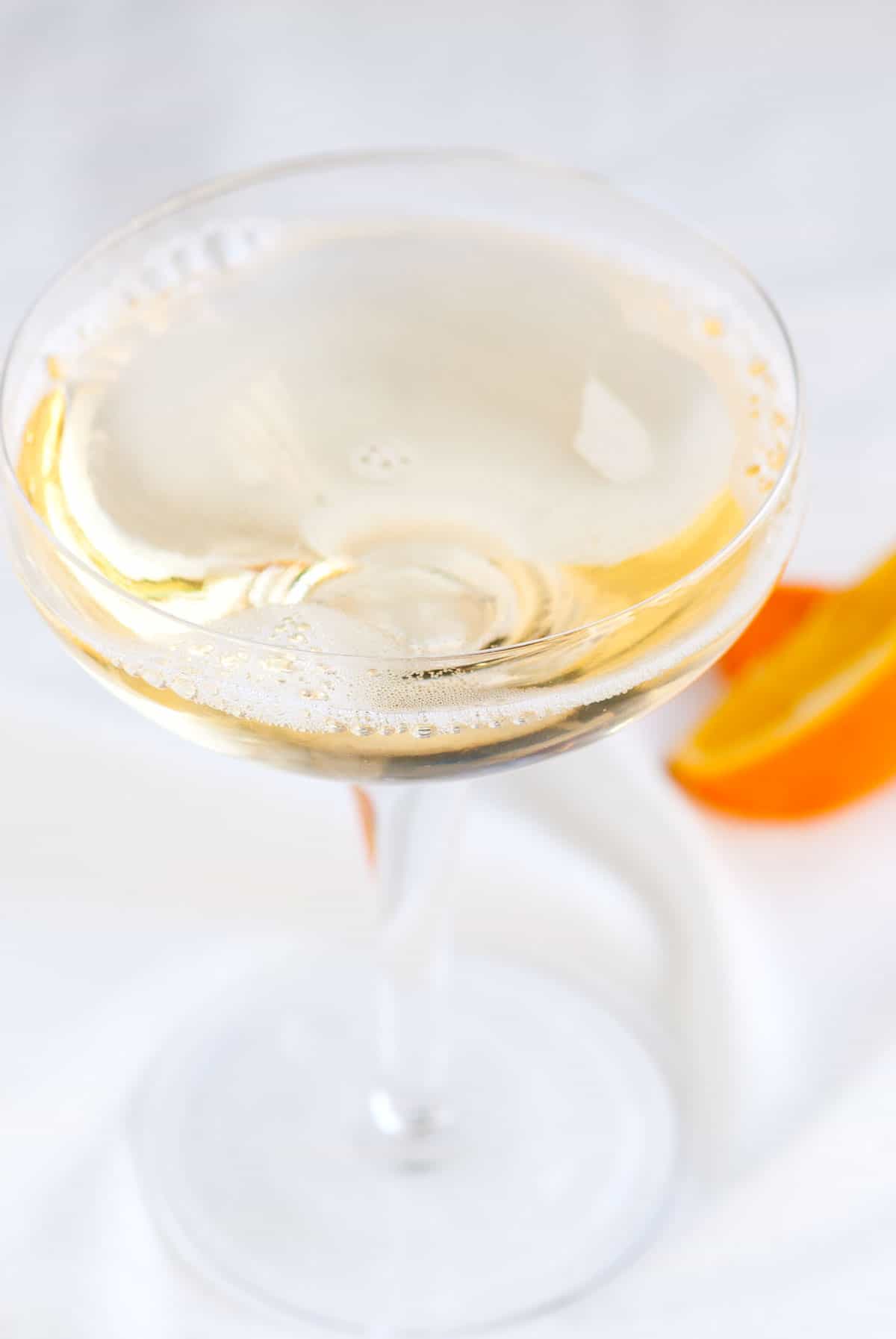 How to make a cocktail with St Germain and Champagne.