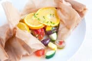 Easy Baked Fish in Parchment with Orange and Olives