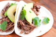 Perfect Shredded Beef Tacos