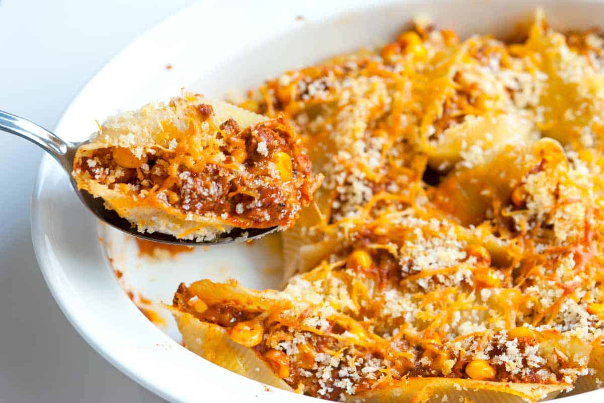 Easy Taco Stuffed Shells Recipe