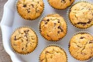 Easy Banana Muffins with Chocolate Chips