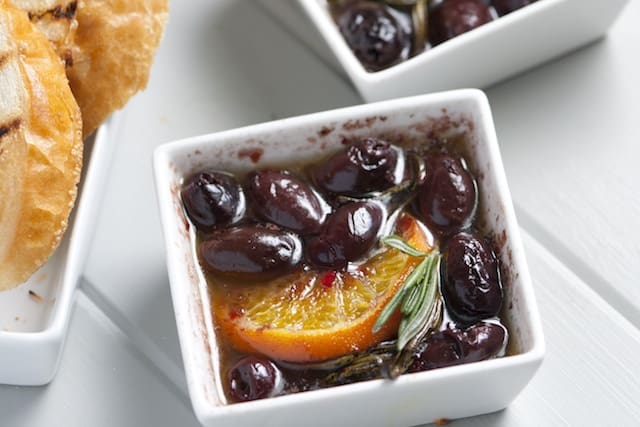 Roasted Olives with Clementine