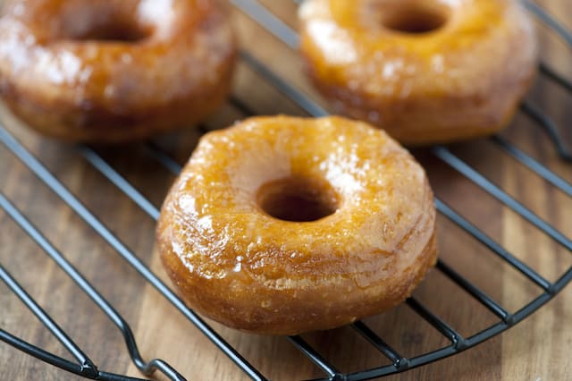 Strawberry Glazed Doughnuts