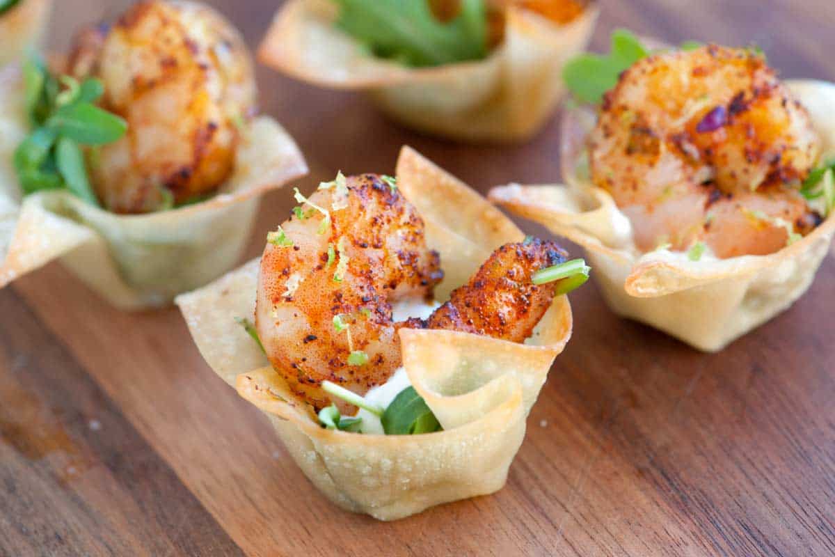 Chili Lime Shrimp Cups Recipe