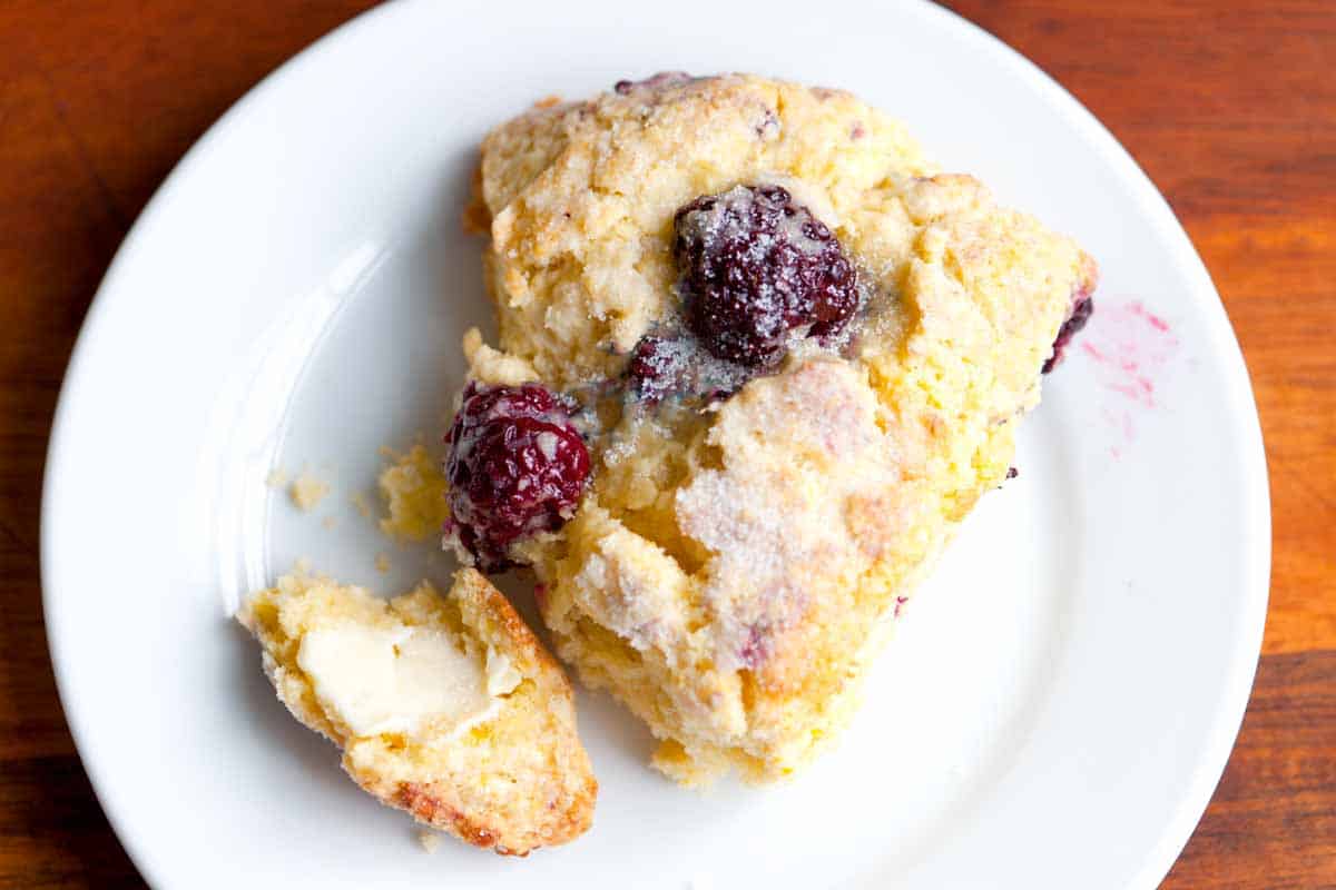 Blackberry Lemon Scones Recipe