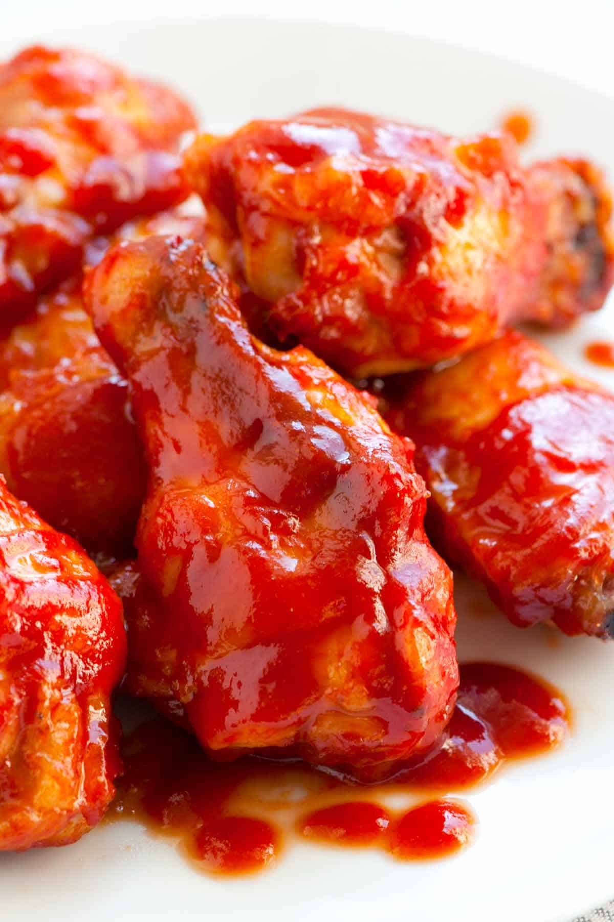 Brown Sugar Baked Barbecue Chicken Wings Barbecue Baked Chicken Wings Recipe
