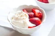Brown Sugar Roasted Strawberries