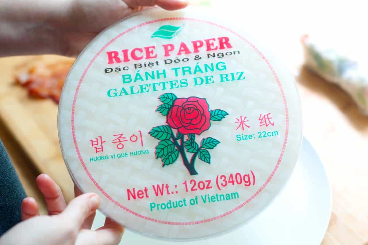 How to Buy and Use Rice Paper Wrappers Red Rose and Three Ladies Brand