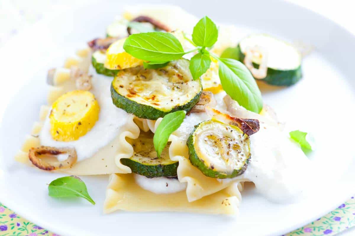 20 Minute Zucchini Lasagna Recipe with Lemon Ricotta