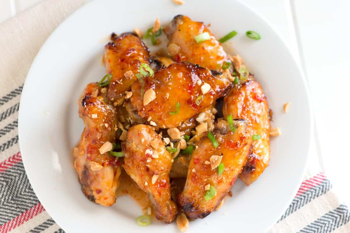 Sweet Chili Baked Chicken Wings