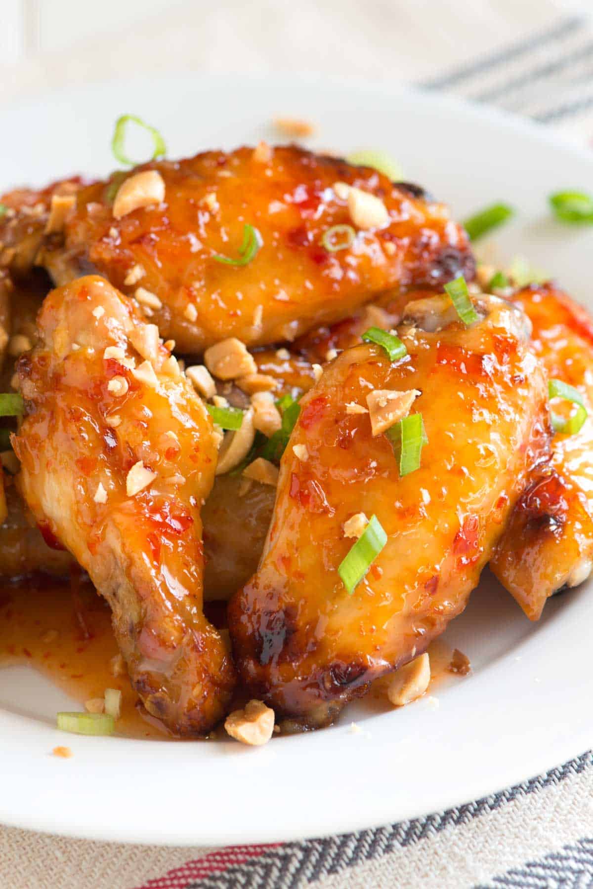 Sweet Chili Baked Chicken Wings