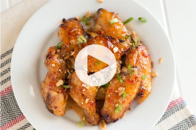 Sweet Chili Baked Chicken Wings Recipe