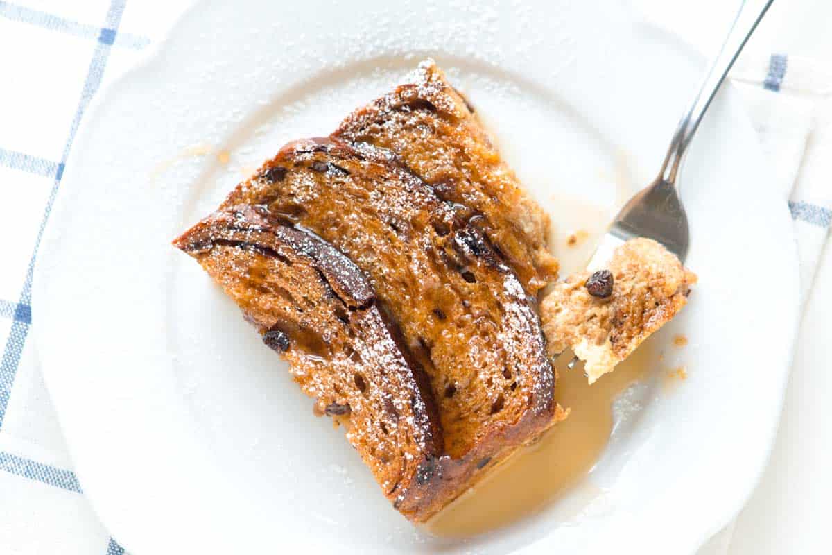 Baked Cinnamon Raisin French Toast